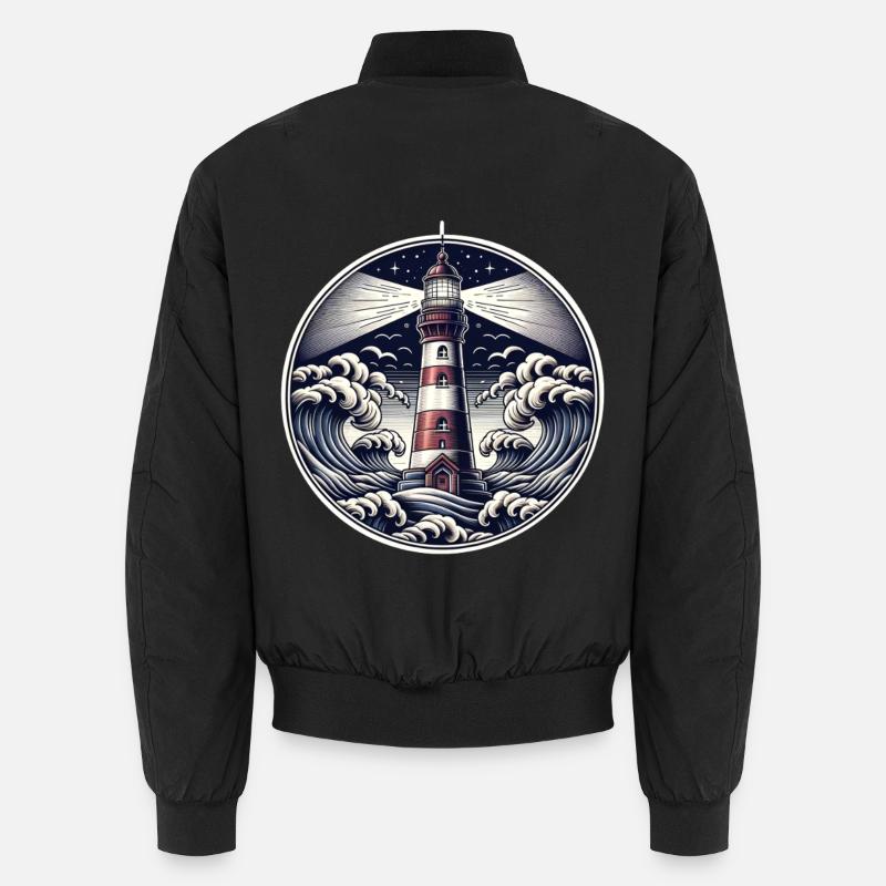 lighthouse Unisex Bomber Jacket