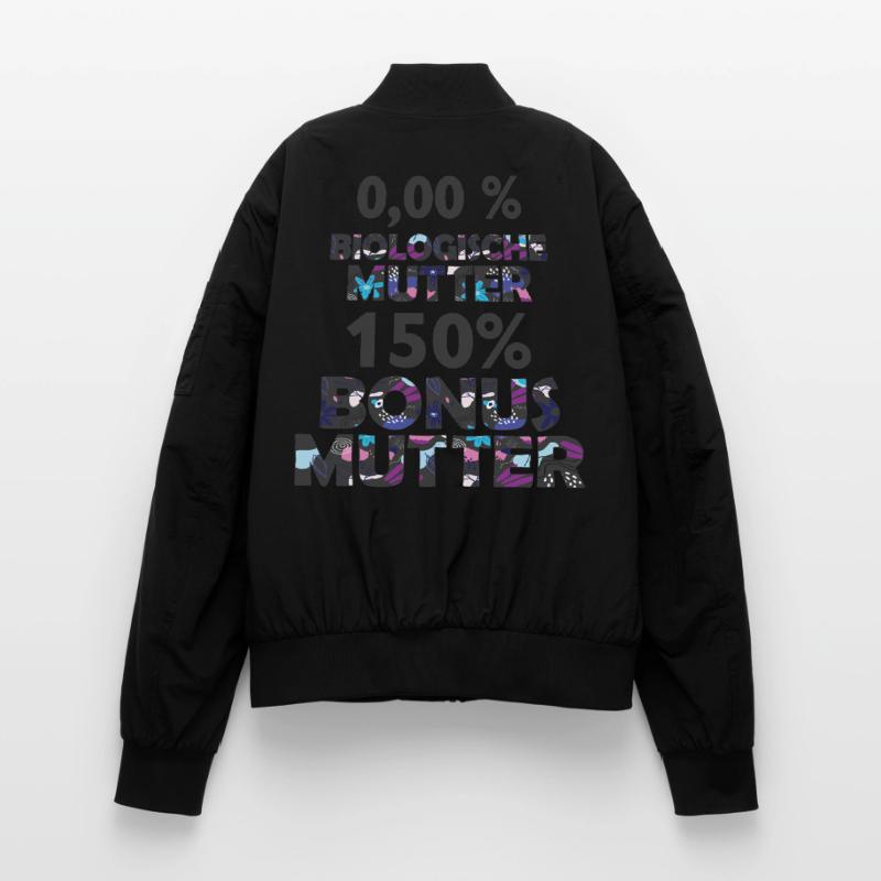 Mutter Mama Bonus Stiefmutter Muttertag Geschenk Unisex Bomberjacke