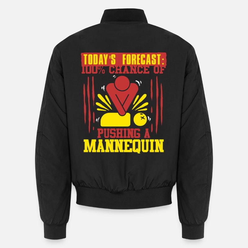 CPR instructor resuscitation emergency doctor Unisex Bomber Jacket
