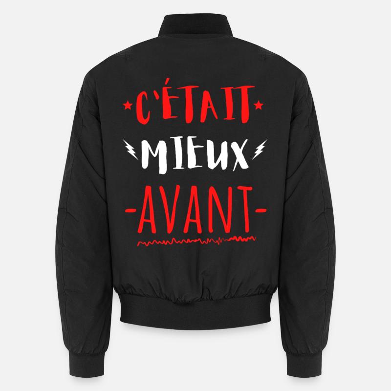 it was better BEFORE - Unisex Bomber Jacket - black