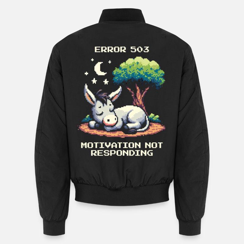 Mistake 503: No motivation | Donkey Unisex Bomber Jacket