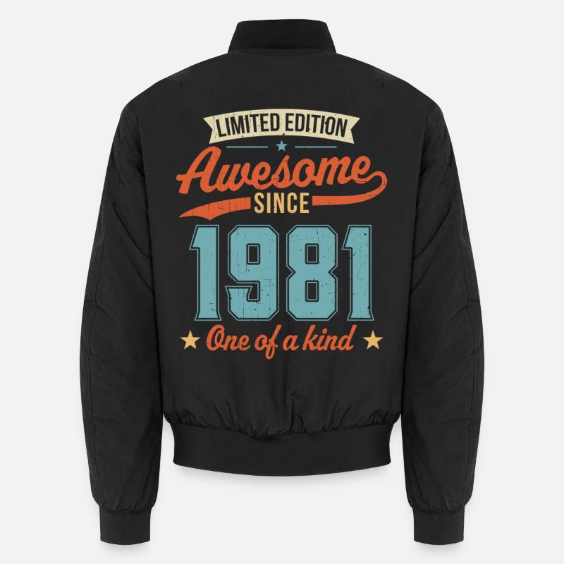 Awesome Since 1981 Unisex Bomber Jacket