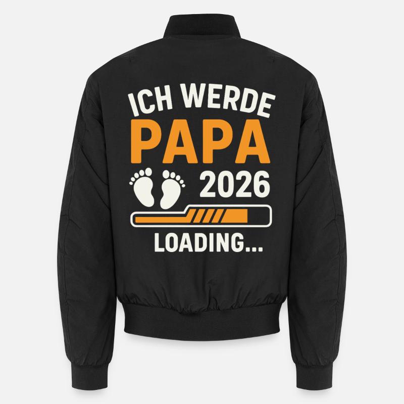 Father-to-be I WILL BE A DAD 2026 Funny Unisex Bomber Jacket