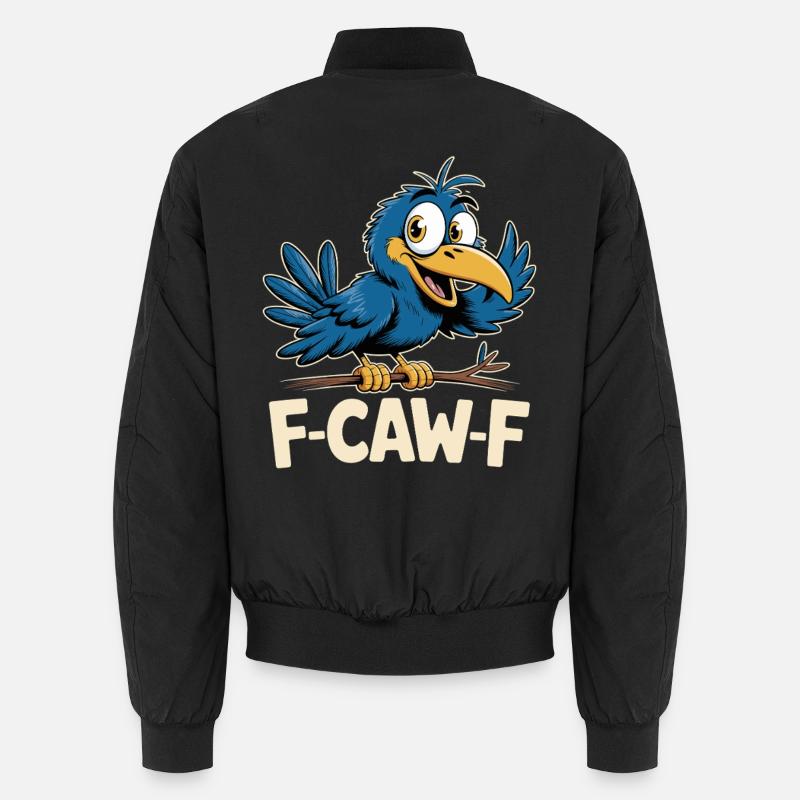 F-Caw-F Meme Crow Bomber unisexe
