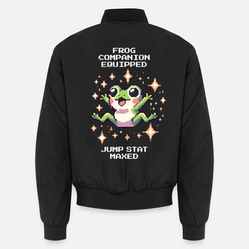 Frog Buddy Equipped – Jump Max | Toad Unisex Bomber Jacket