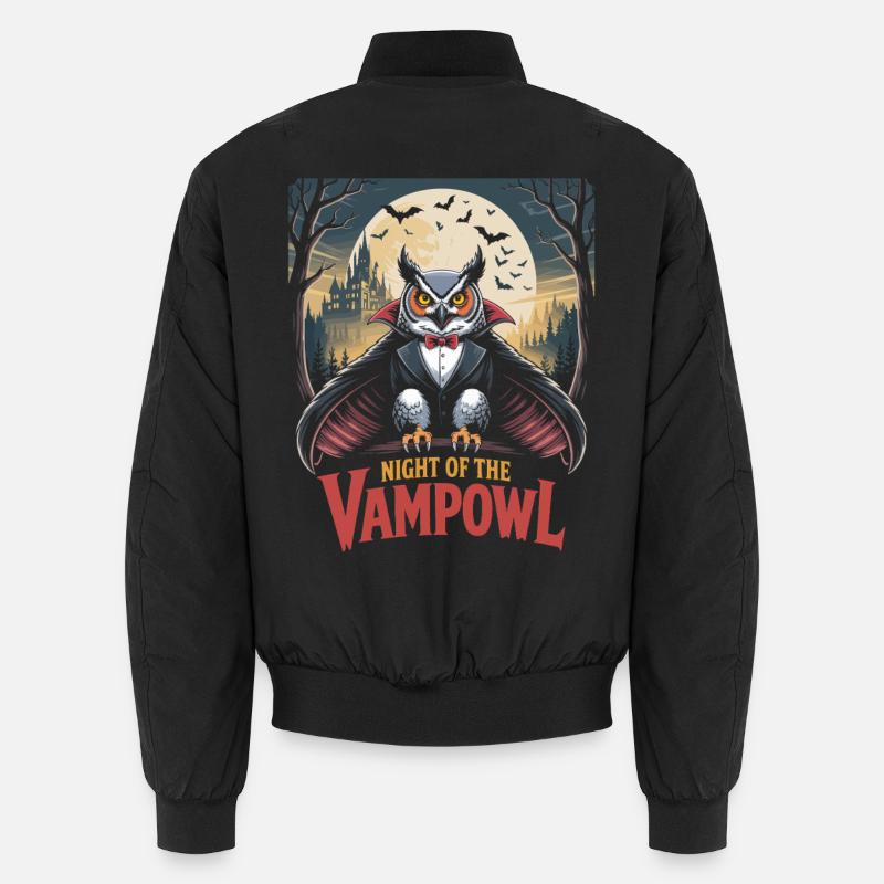 La nuit de la chouette vampire Bomber unisexe