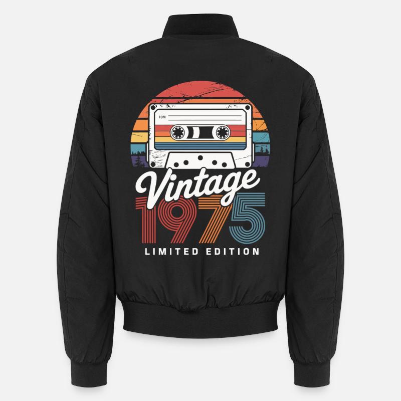 Anniversaire 1975 Édition Limitée Style Cassette Bomber unisexe