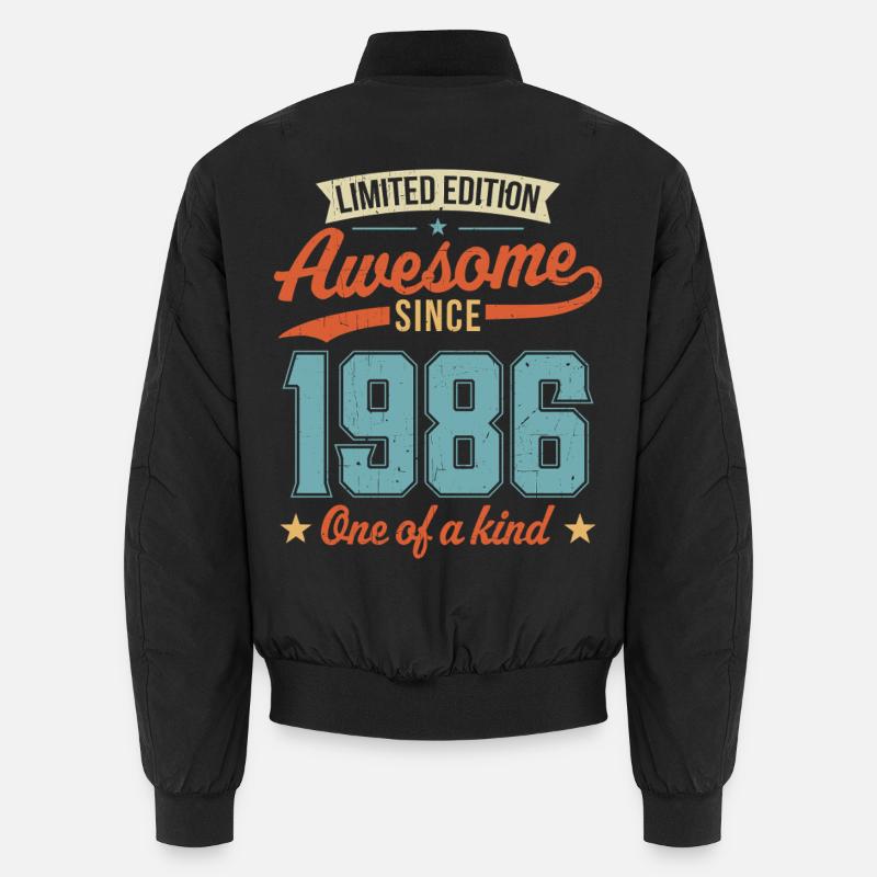 Awesome Since 1986 Unisex Bomber Jacket