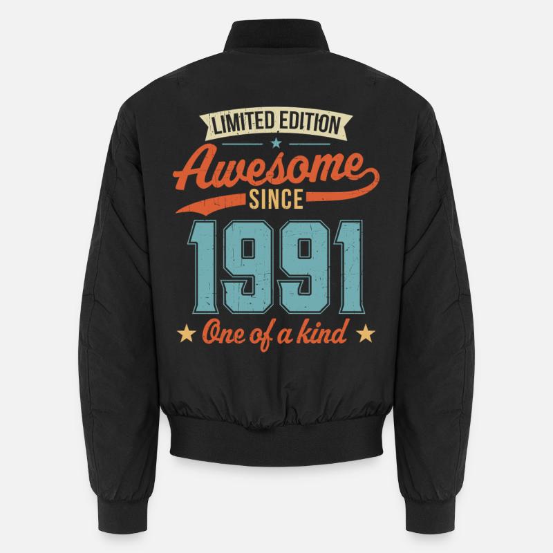 Awesome Since 1991 Unisex Bomber Jacket