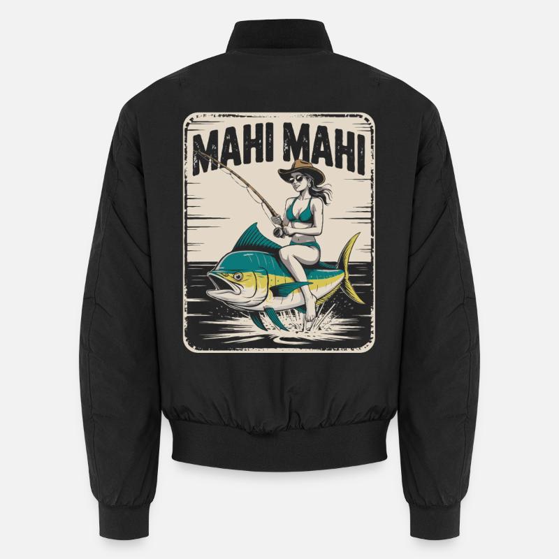 Mahi Mahi Beach Angler Rétro Bomber unisexe