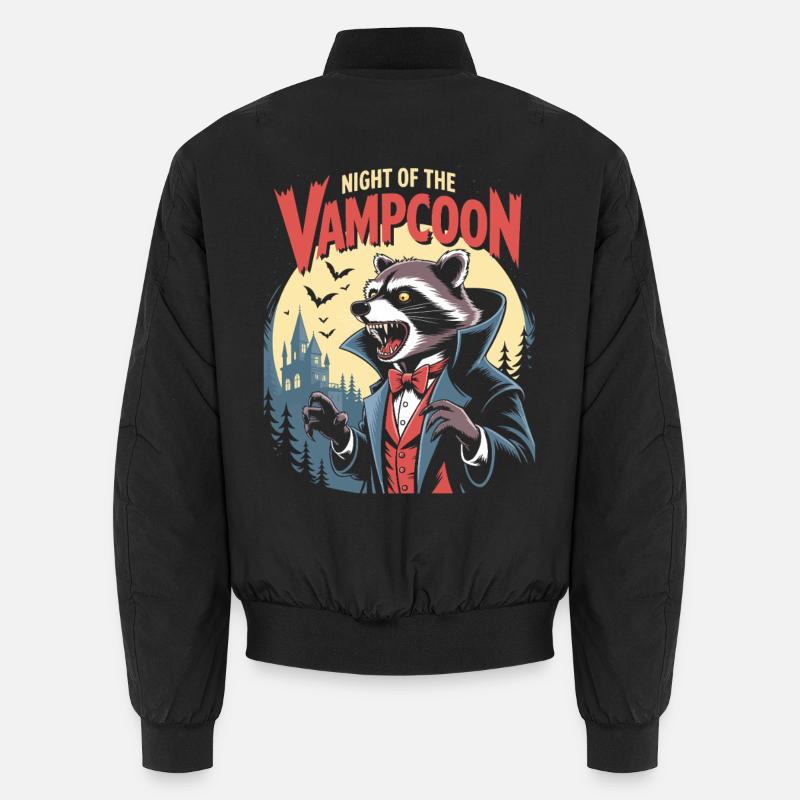 Vampcoon Nightball Raton laveur Bomber unisexe
