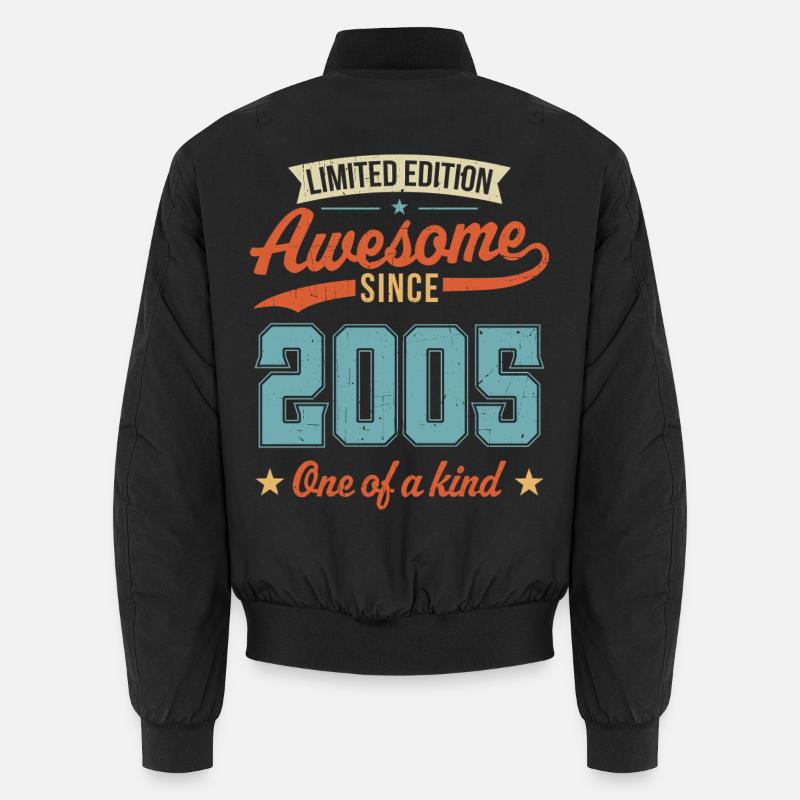 Awesome seit 2005 - Unisex Bomberjacke - Schwarz