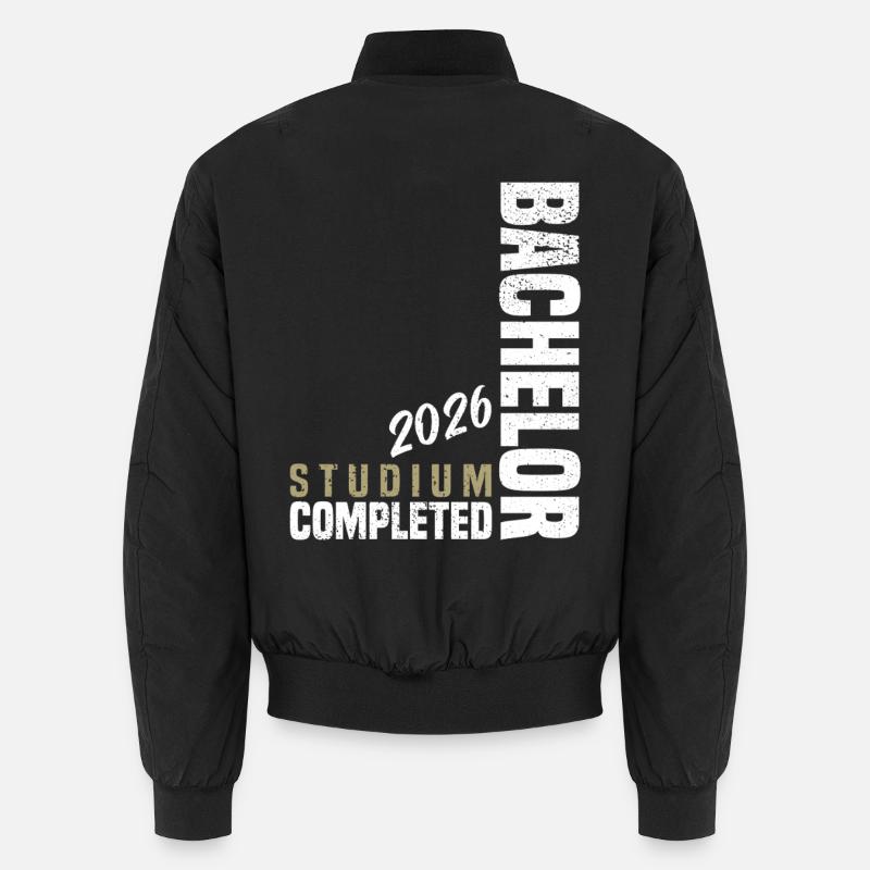 Bachelor Abschluss 2026 - Unisex Bomberjacke - Schwarz