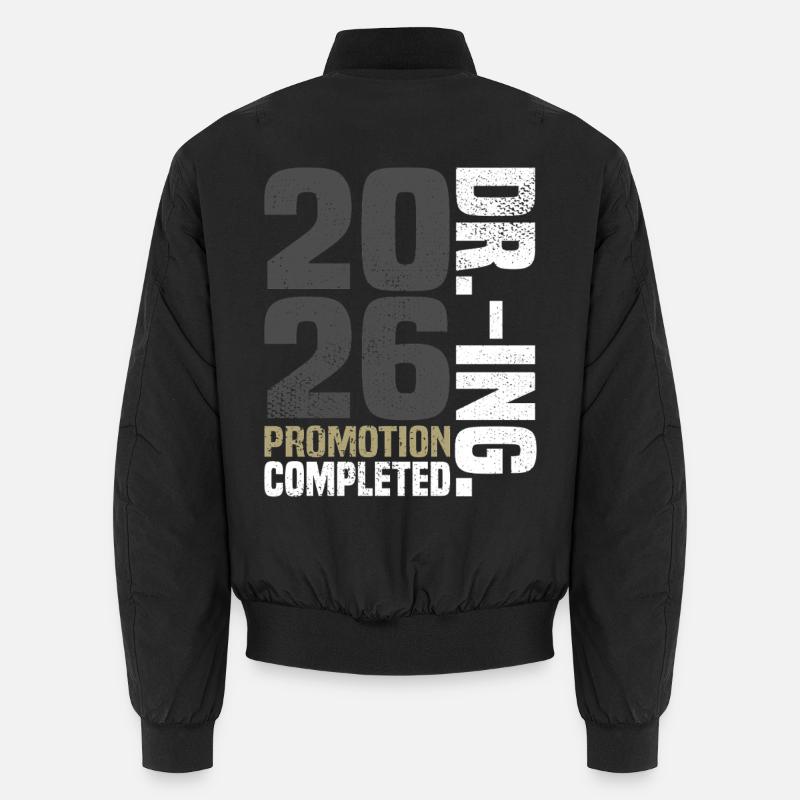 Dr. Ing. Promotion terminée - Bomber unisexe - noir