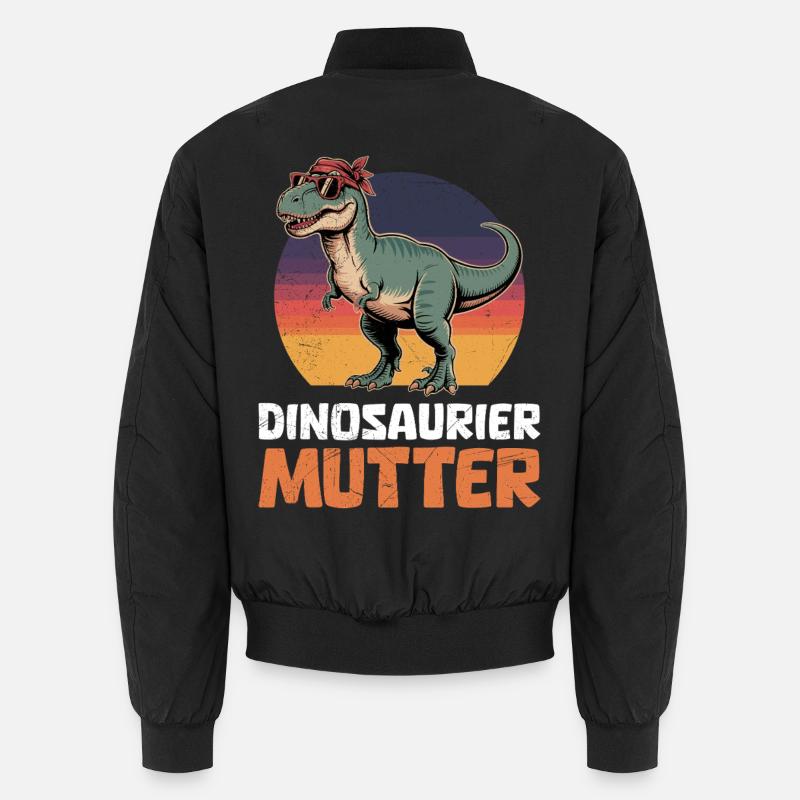 Zukünftige Mutter DINOSAURIER MUTTER Lustiges Unisex Bomberjacke