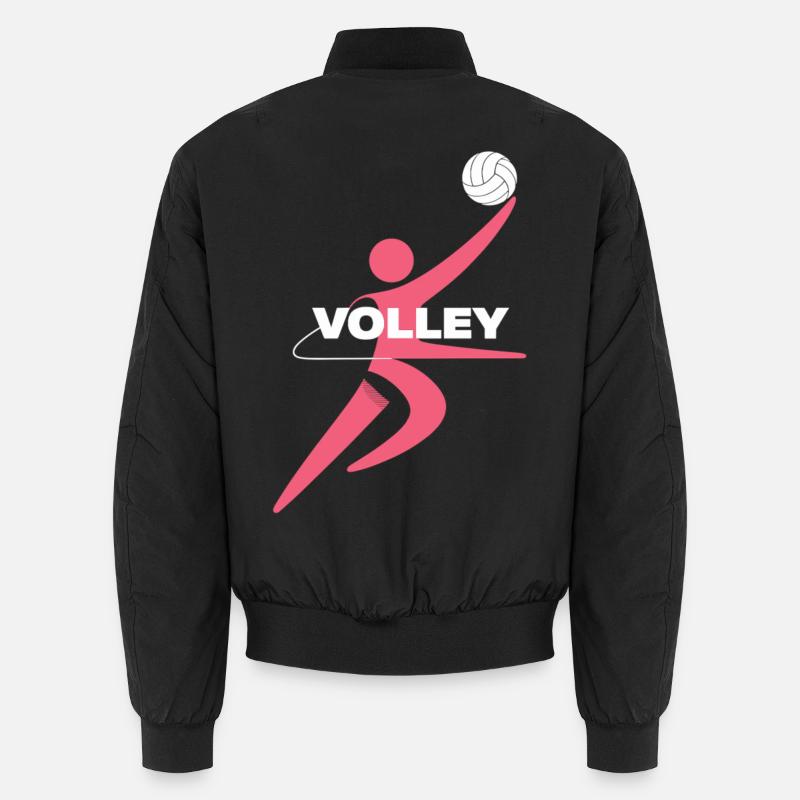 Modern volleyball training shirt Unisex Bomber Jacket