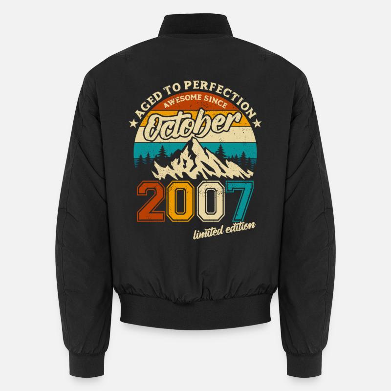 Édition limitée octobre 2007 Cadeau d’anniversaire Bomber unisexe