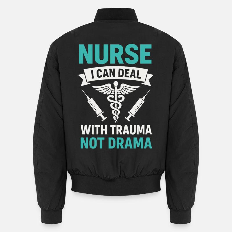 Krankenschwester: Trauma Statt Drama Unisex Bomberjacke