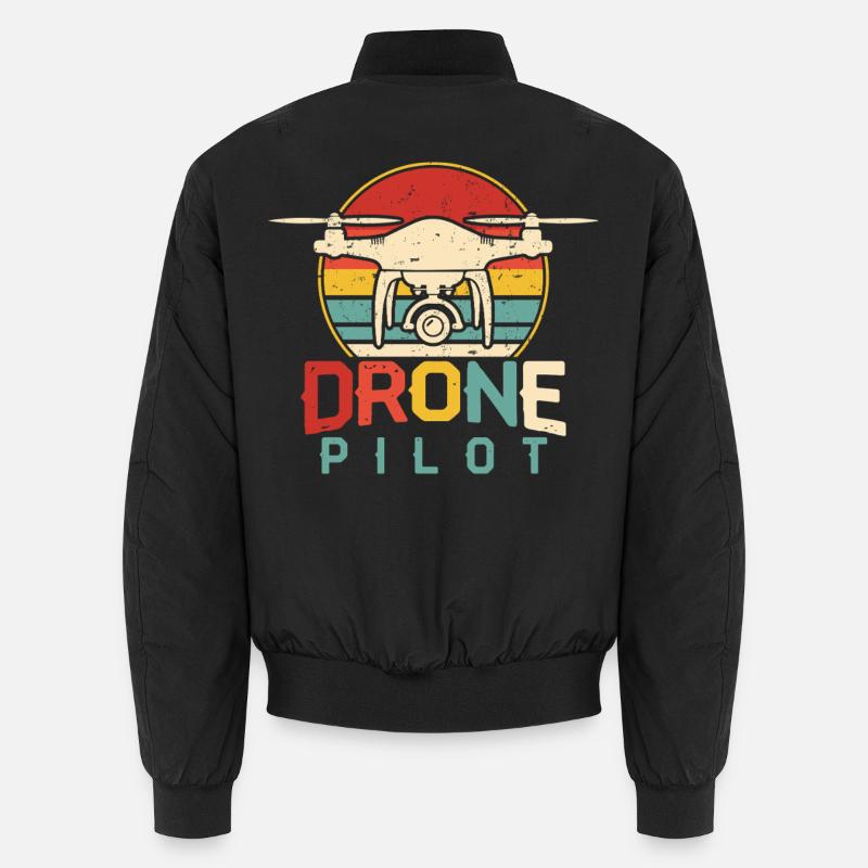 Drone - Bomber unisexe - noir