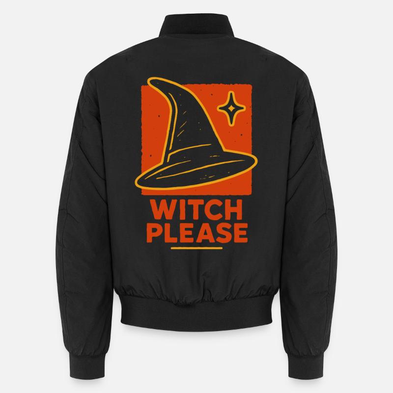 Witch Please Halloween Costume Funny Saying Unisex Bomber Jacket