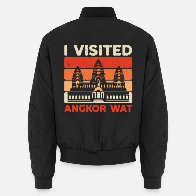 Cambodia Cambodians I Visited Angkor Wat Unisex Bomber Jacket