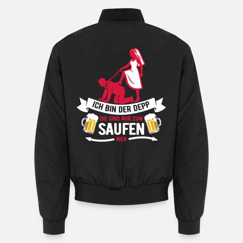 Ich bin der Depp - JGA Team Bräutigam Unisex Bomberjacke