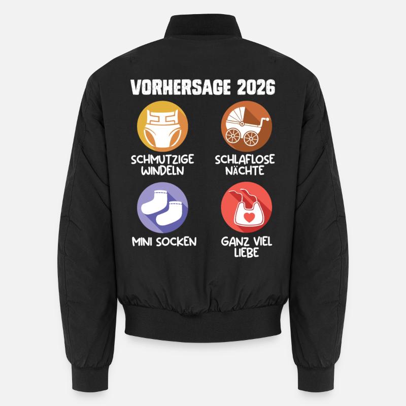 Bald Mama VORHERSAGE 2026 Lustiges Unisex Bomberjacke