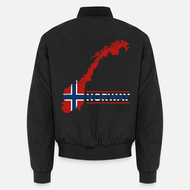 Norway Vacation Nature Gift Unisex Bomber Jacket