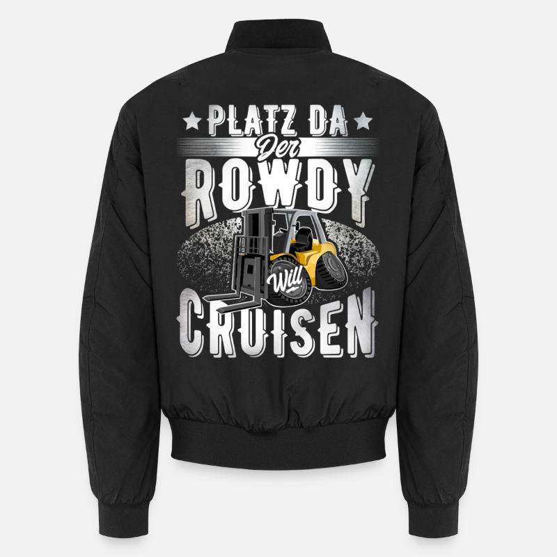 Staplerfahrer - Unisex Bomberjacke - Schwarz
