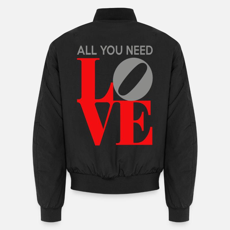 Tout ce dont vous avez besoin, c’est d’aimer le Pop Art Bomber unisexe