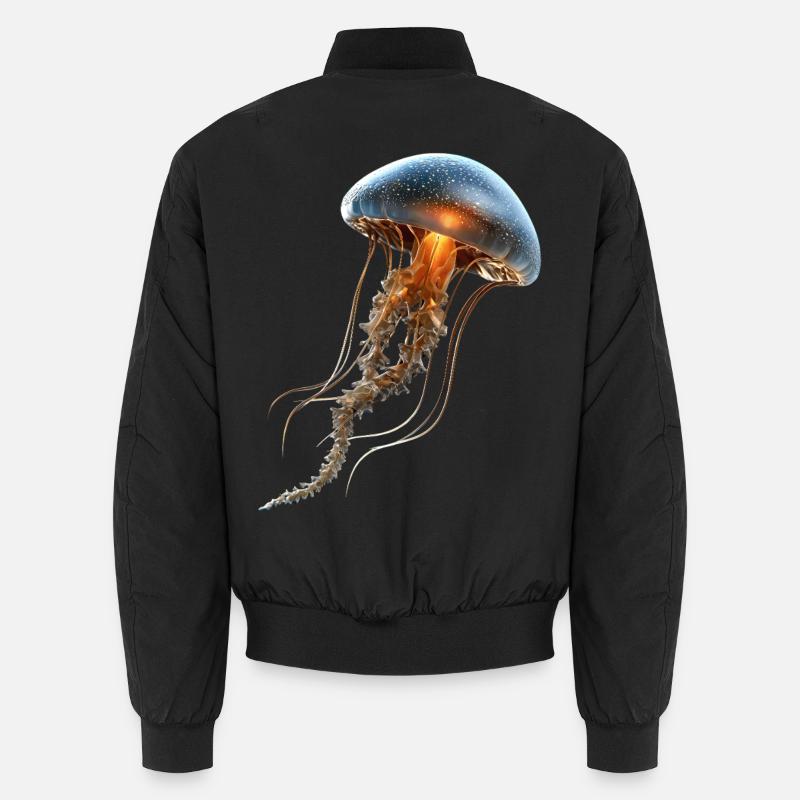 Méduse Méduse de feu Méduse Méduse mignonne Bomber unisexe