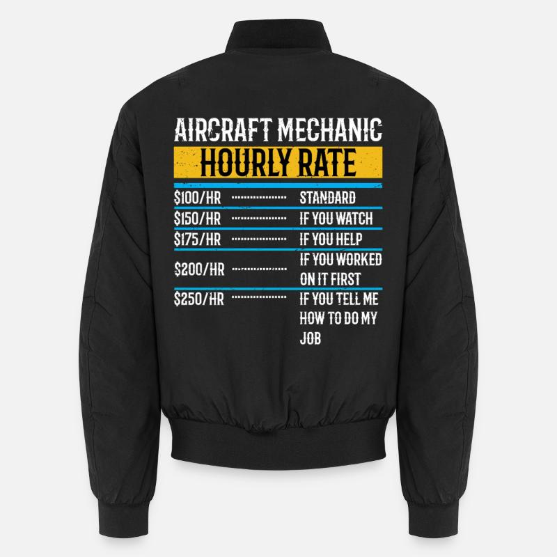 Technicien d’aéronef Taux horaire Avion Avion Bomber unisexe