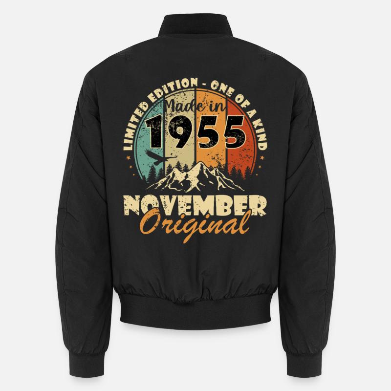 70th Anniversary - Original - November 1955 Unisex Bomber Jacket