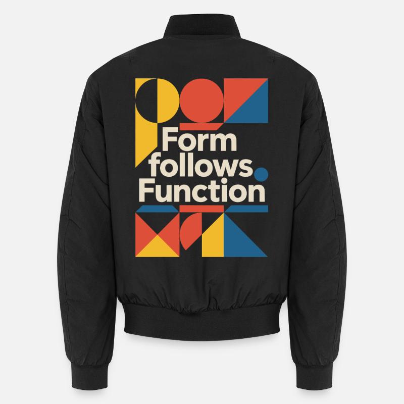 Bauhaus Architecture Architecte - Bomber unisexe - noir