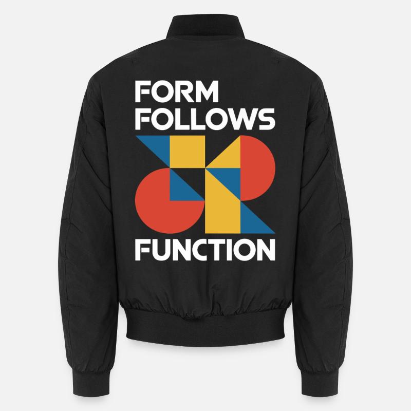 Bauhaus Architecture Architect - Unisex Bomber Jacket - black