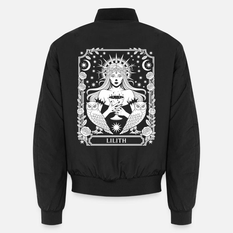 Lilith Mondstern Framing - Unisex Bomberjacke - Schwarz