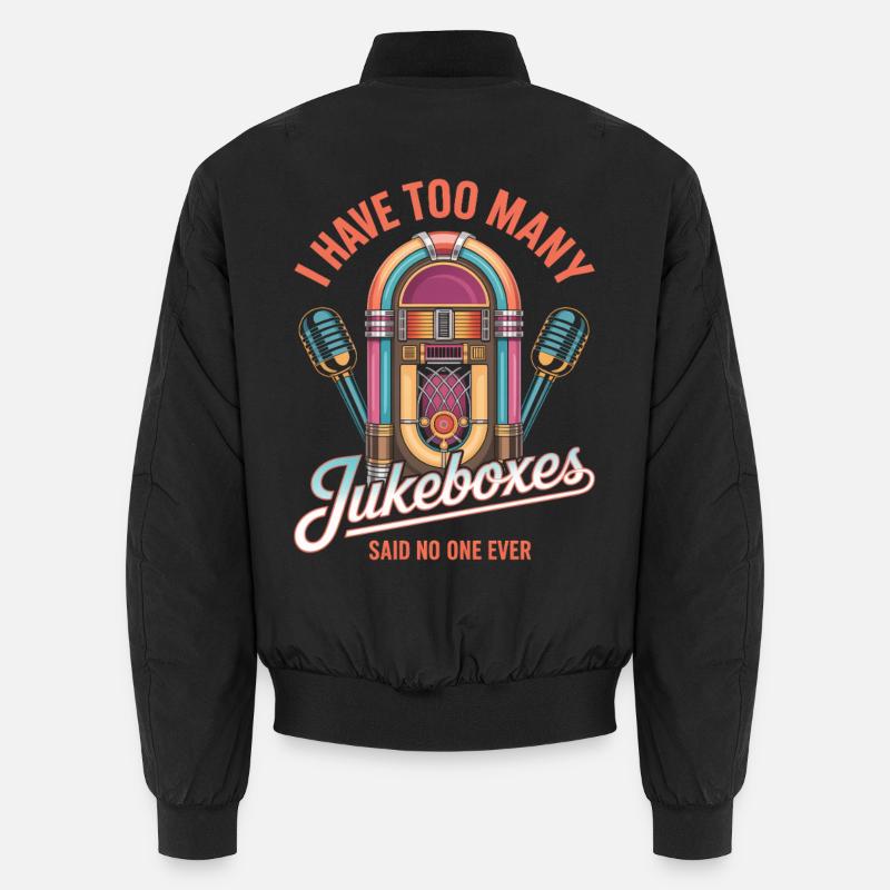 Collectionneurs de juke-box J’ai trop de juke-box Bomber unisexe