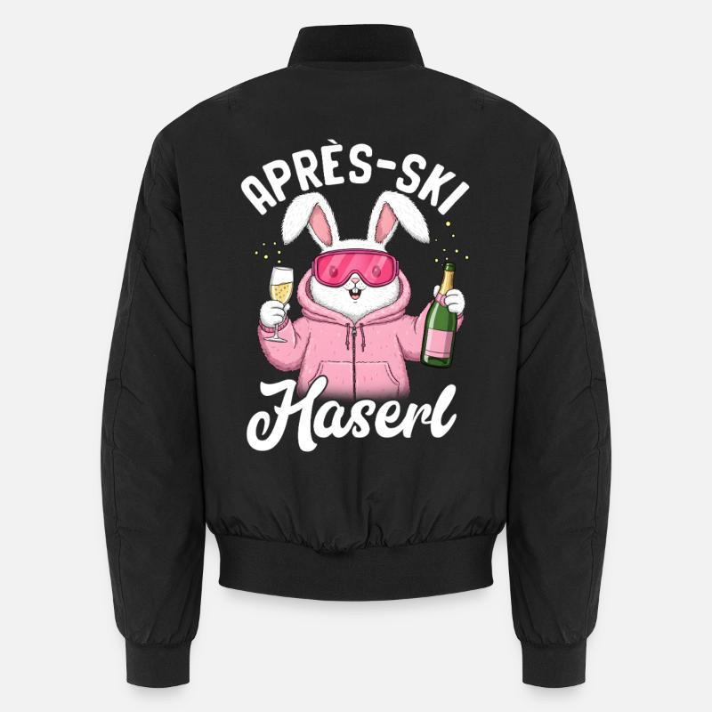 Lapin d’après-ski - Bomber unisexe - noir