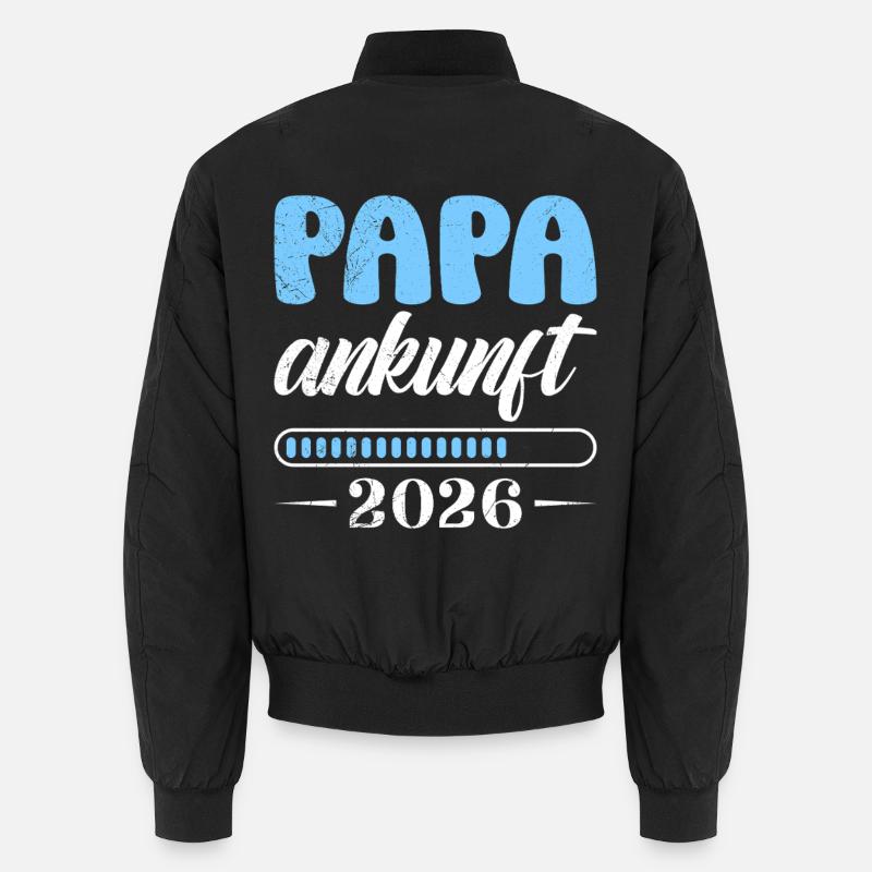 Dad-to-be DAD ARRIVAL 2026 Funny Unisex Bomber Jacket