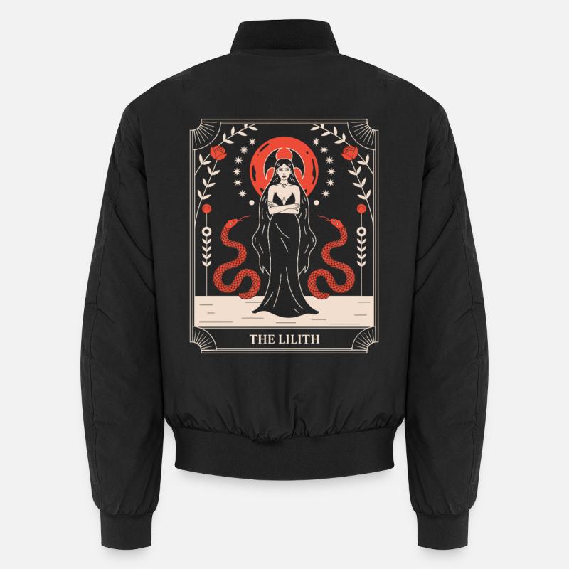 Lilith: Serpent Power in the Frame Unisex Bomber Jacket