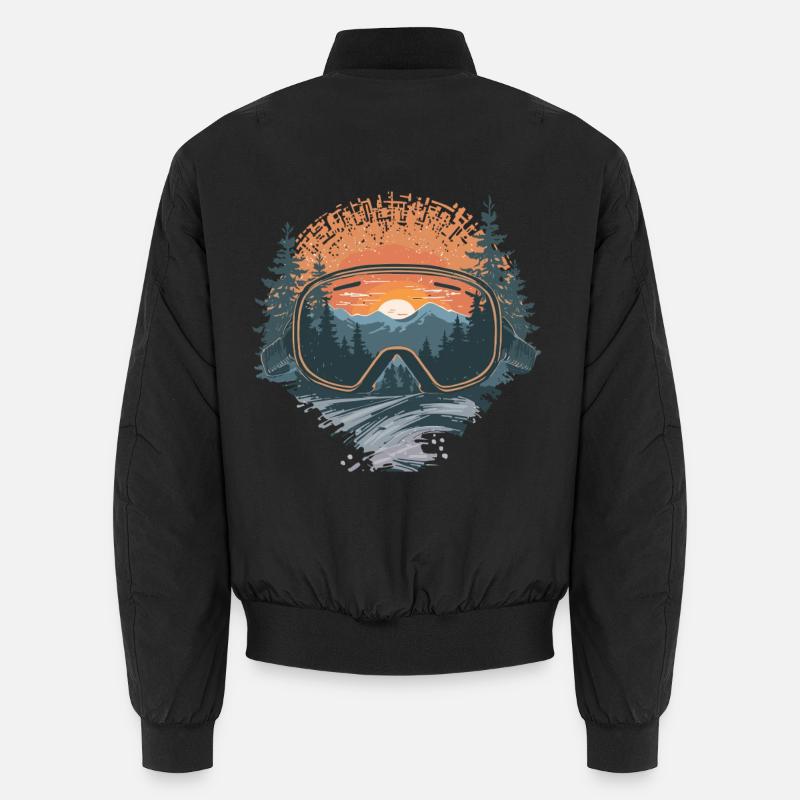 Masque de ski coucher de soleil Bomber unisexe