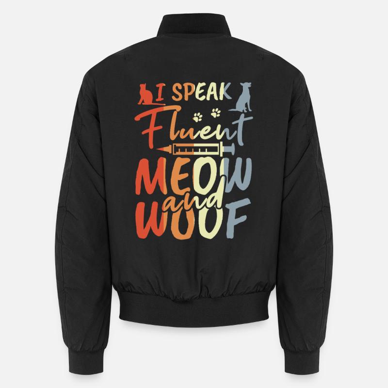 Tierarzt Witz Unisex Bomberjacke
