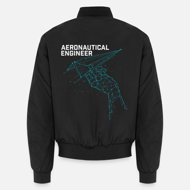 Aeronautical Engineer Plane Science Nerd Gift Unisex Bomber Jacket