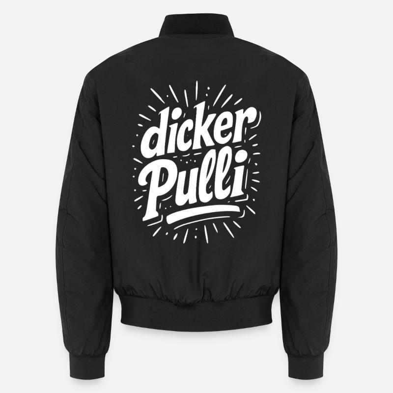 Dicker Pulli Neon Typo Unisex Bomberjacke
