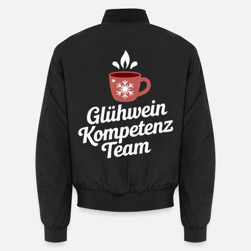 Mulled Wine Competence Team – Funny Winter Design Unisex Bomber Jacket