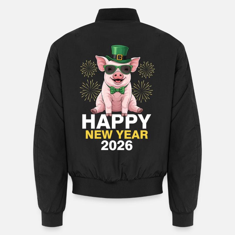 Happy New Year 2026 Unisex Bomberjacke