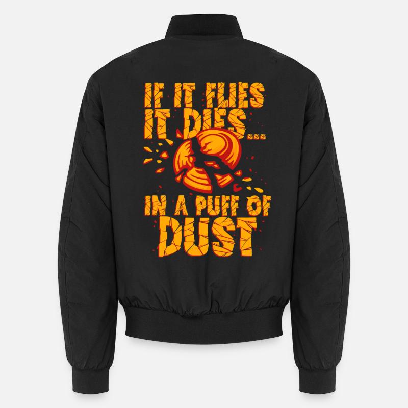 Tontaubenschießen Wurfscheibenschießen Unisex Bomberjacke