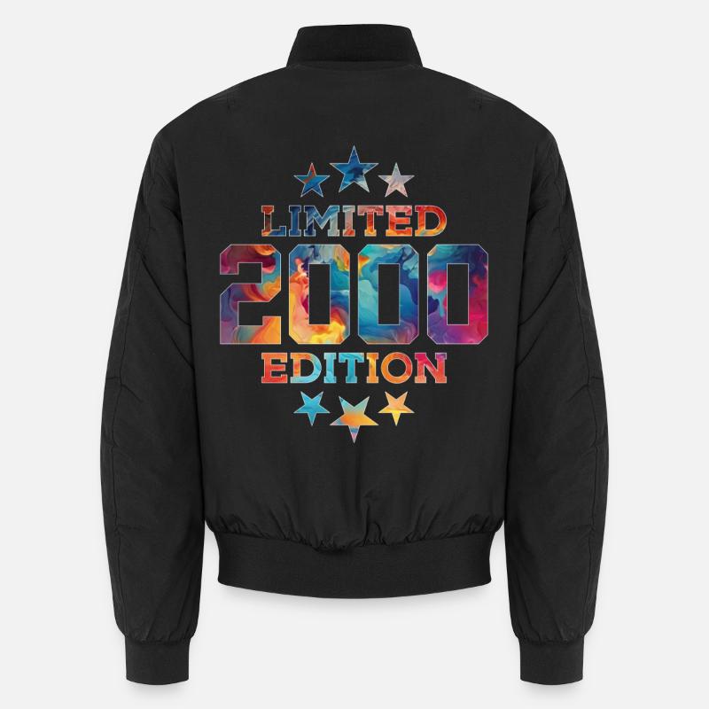 LIMITED EDITION 2000 26TH BIRTHDAY - Unisex Bomber Jacket - black