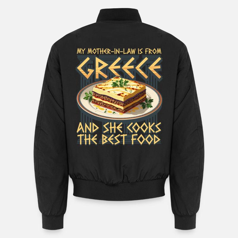 Belle-mère grecque Grèce Bomber unisexe