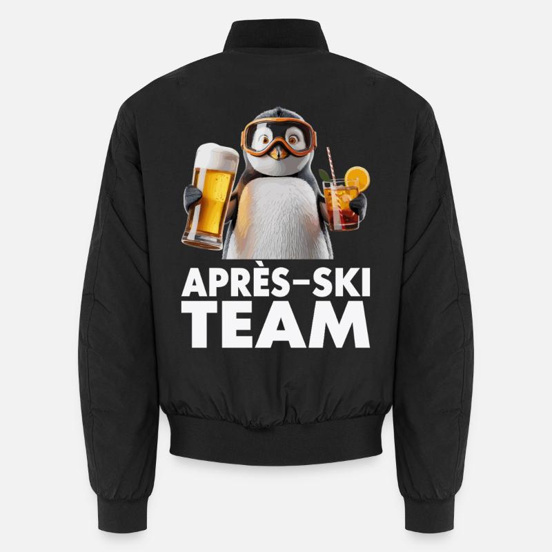 Après-Ski Pinguin Team Unisex Bomberjacke